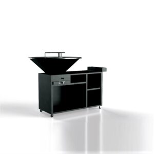 BBQ SERVANTE Nero laccato